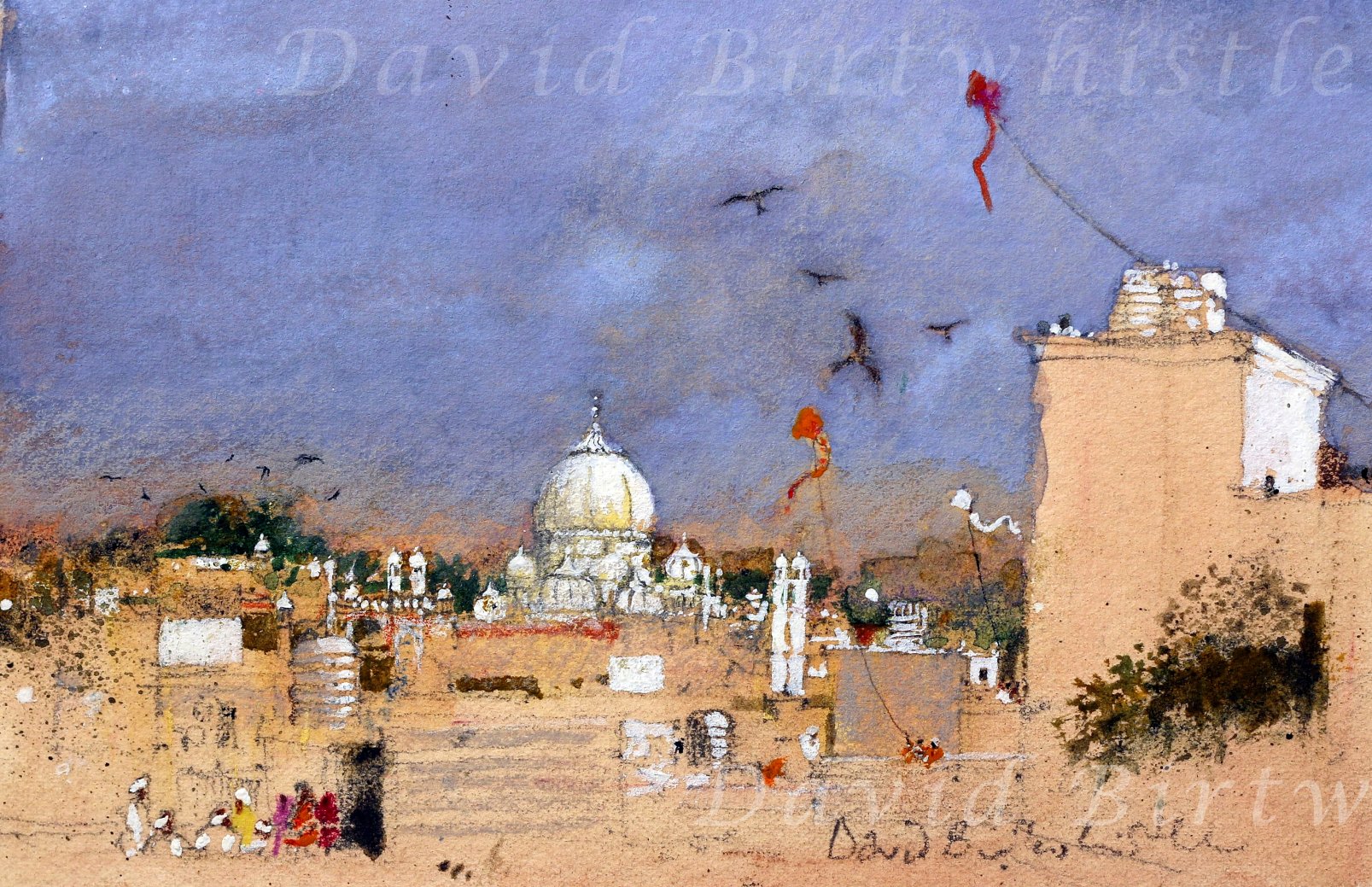 Taj Mahal with Kites